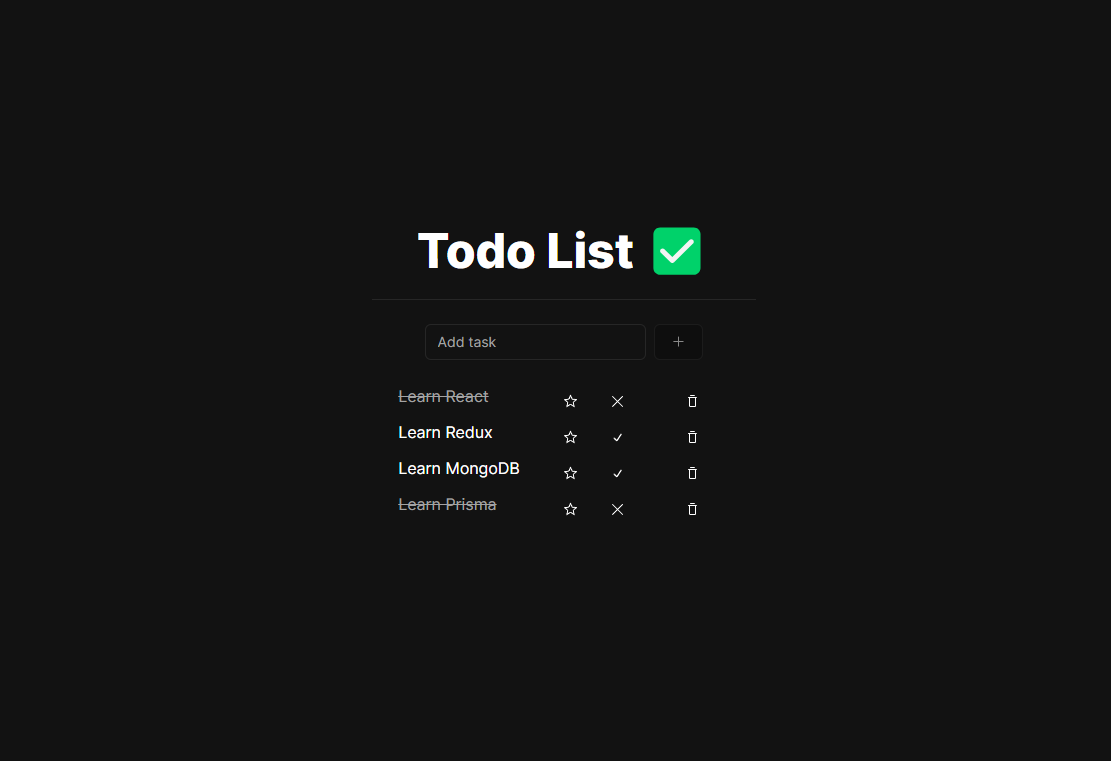 A photo of Todo List
